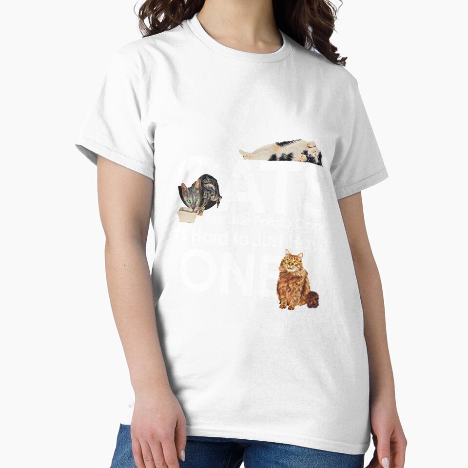 Cats are like potato chips, it's hard to have just one by forziati design