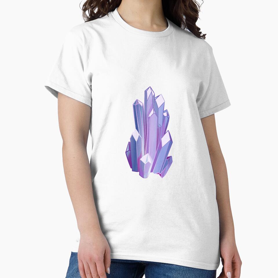 Magic Crystal Crystalline Amethyst Stone Crystals Purple Crystal by Aissa Zans
