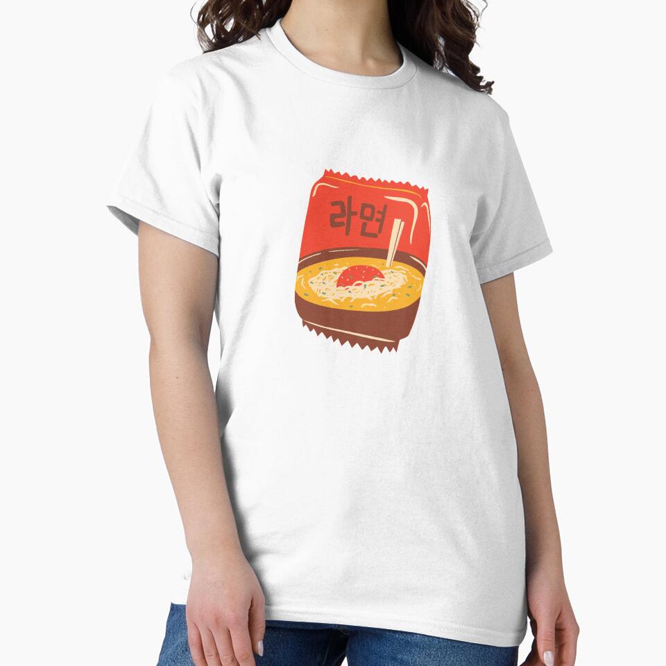 Korean instant noodles packet by citrinesparkles