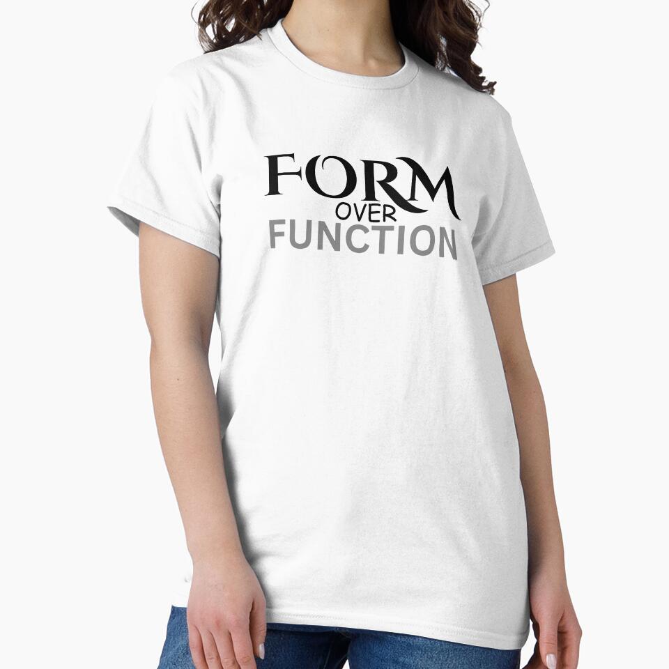 The Aesthetic Choice: Form Over Function by PureTypeStudio