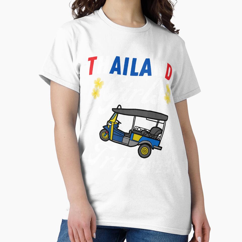 Thailand Tuk Tuk Girls Trip 2023 Women Travel Costume by 27th-Tee