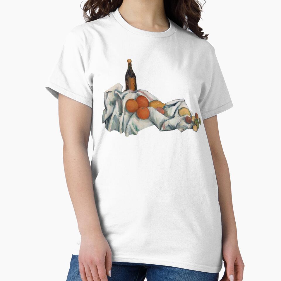 Paul Cézanne - Bottle and Fruits by elinaarbidane