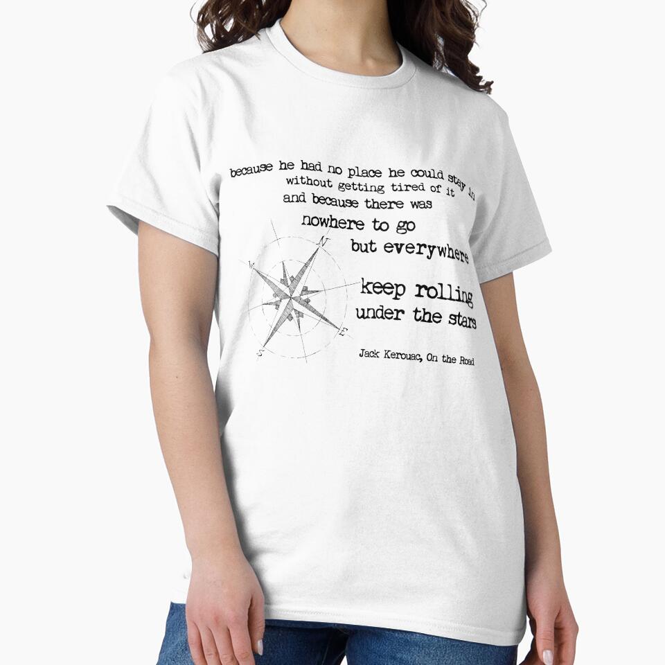 Travel Quote - because he had no place he could stay - Jack Kerouac by NewNomads