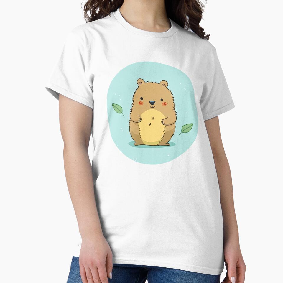 Cute cartoon quokka pattern by Pinkbirdie