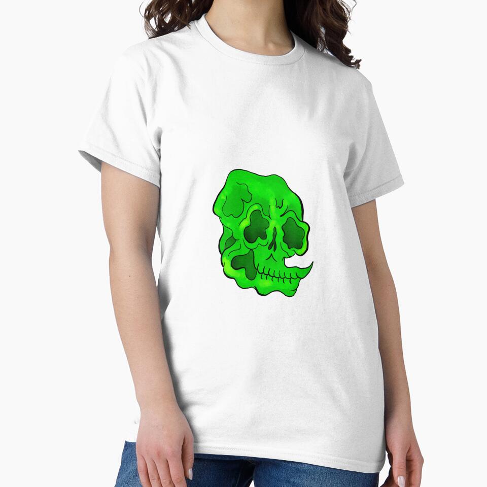 Green Japanese Skull by BrokenC0mb