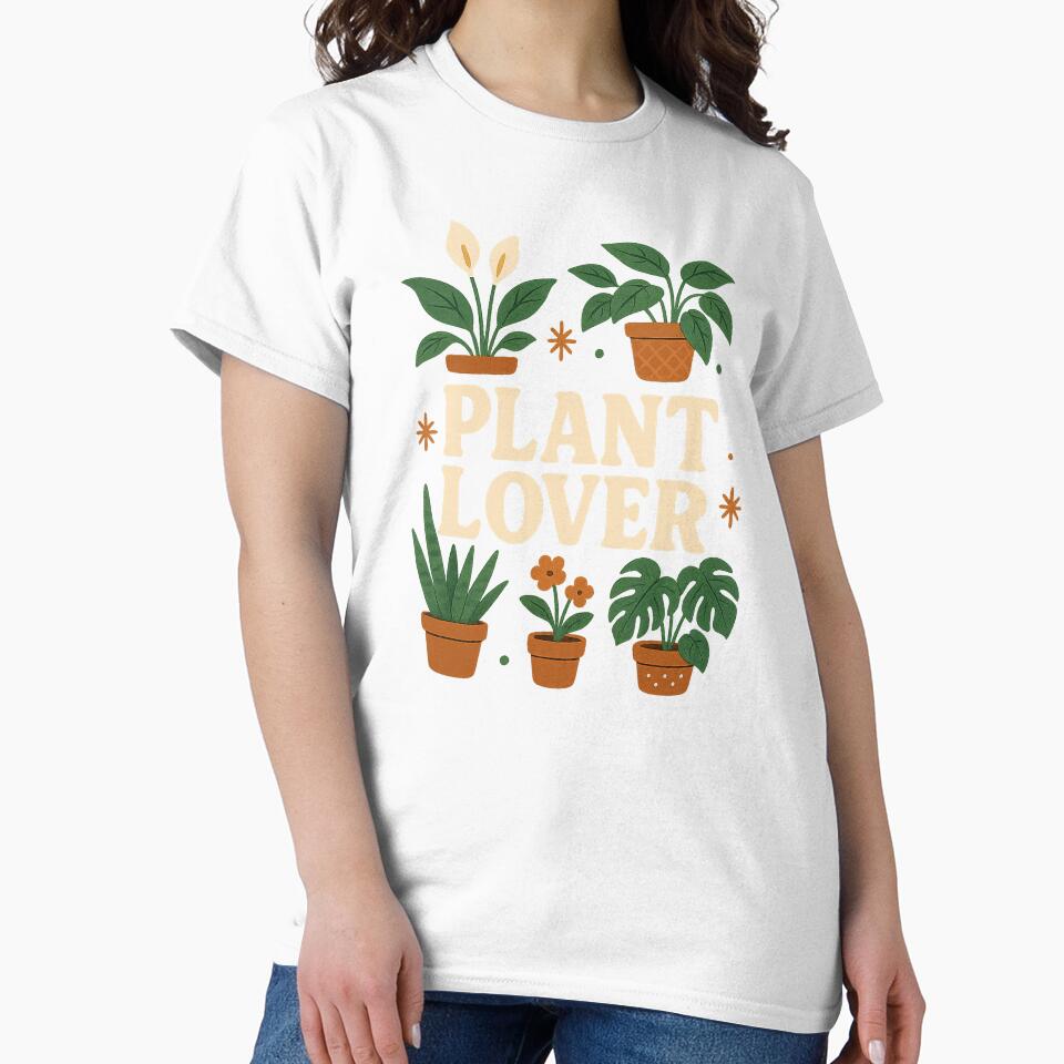 Plant Lover – Vintage Style Botanical Design for Urban Jungle Enthusiasts by Print-Zoo