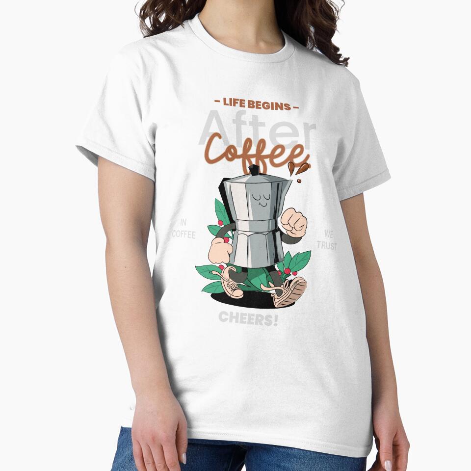 Life Begins After Coffee by Fun In The Sun