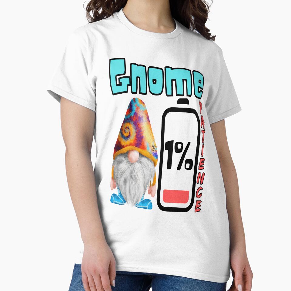 Introvert Low Battery Gnome | Funny Patience Design | Gnome Humor by Gnome to Express
