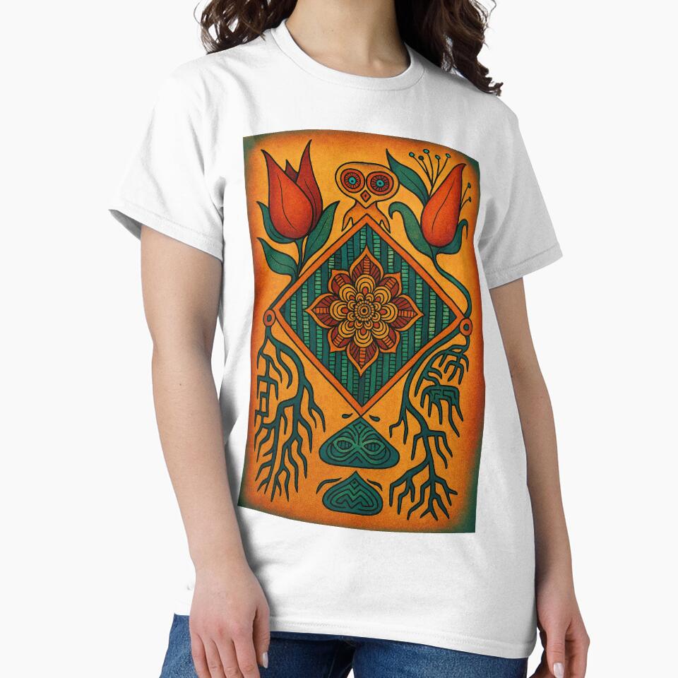 Flower Root Mandala by ArtOfMeowtin