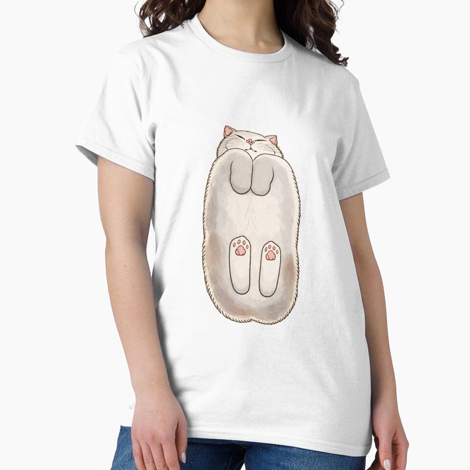 Cat Loaf From Below by MessyHandsCo