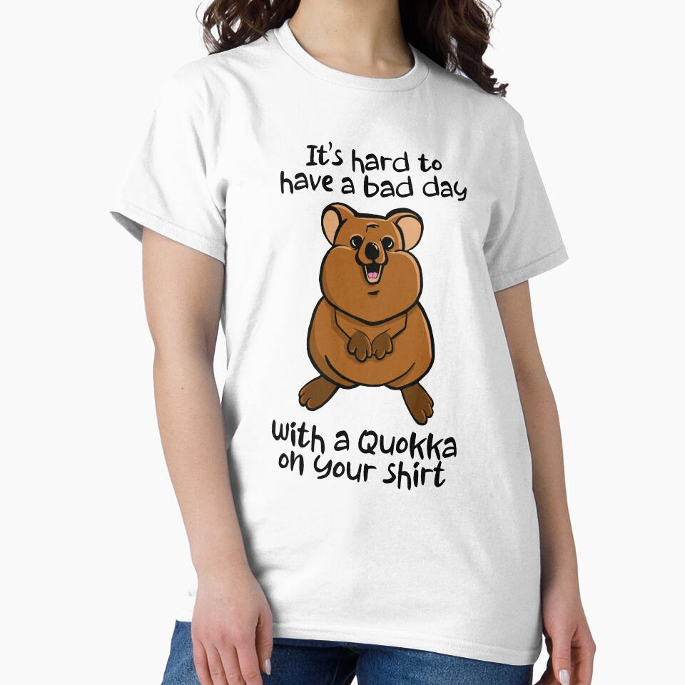 Cute Quokka It's hard to have a bad day with a Quokka by Huhnerdieb Apparel