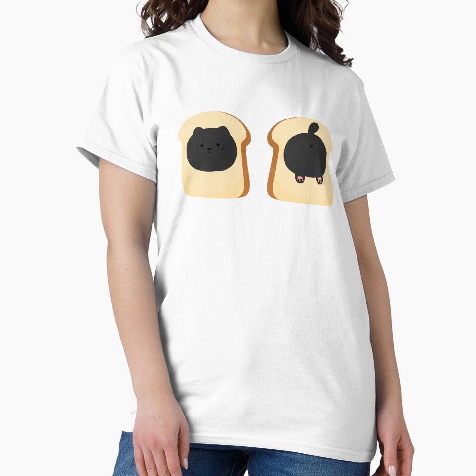 bun black cat Kitten Lover Funny Bread Baker by TNwandesignart