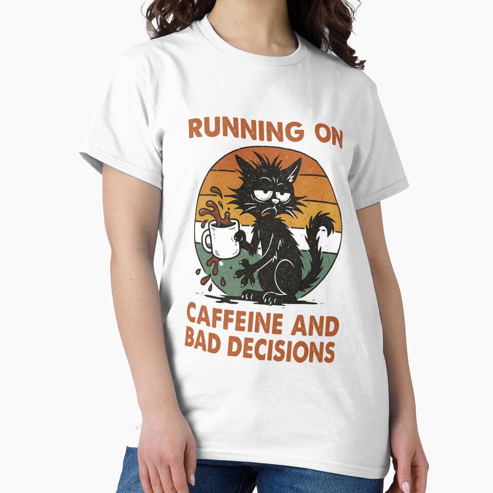 Running on Caffeine and Bad Decisions – Retro Cat Chaos by catastrocat