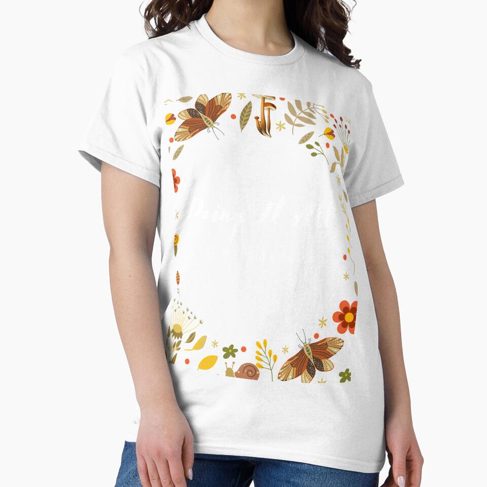 Doing it all for my inner child boho moth mushroom by Allison Sharaf