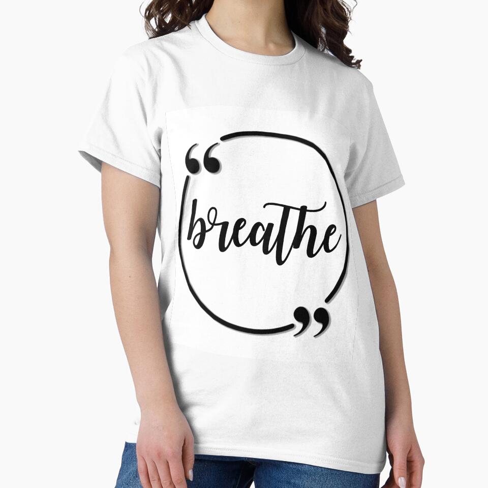 Just Breathe - Minimalist Mindfulness Quote & Meditation Art by Lainey1978