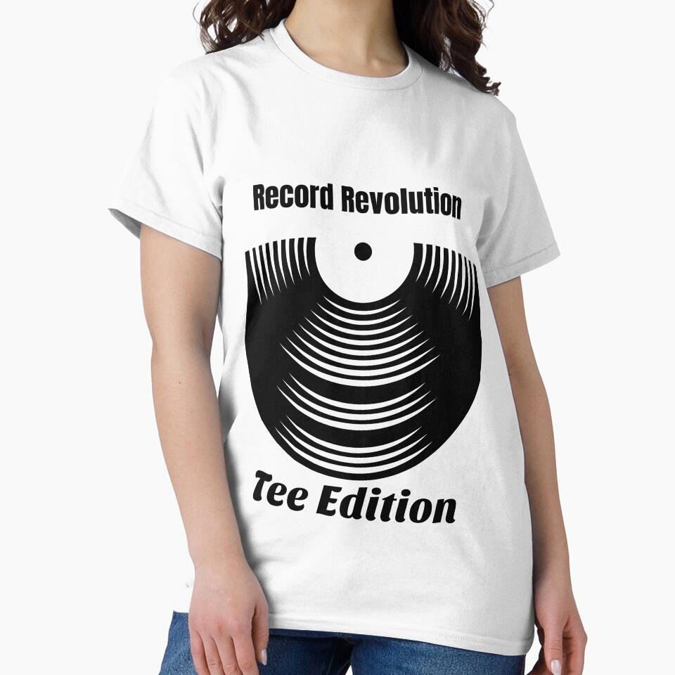 Record Revolution Tee Edition Vinyl Dj music by Tee-Shirt-Topia