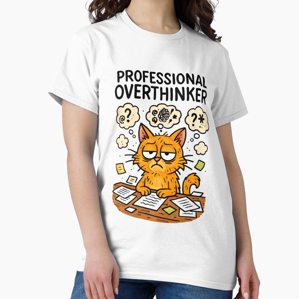 Professional Overthinker – Sarcastic Chaos Brain by catastrocat