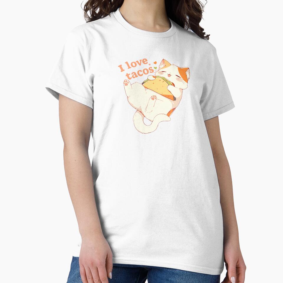 Cat I love tacos by myanko
