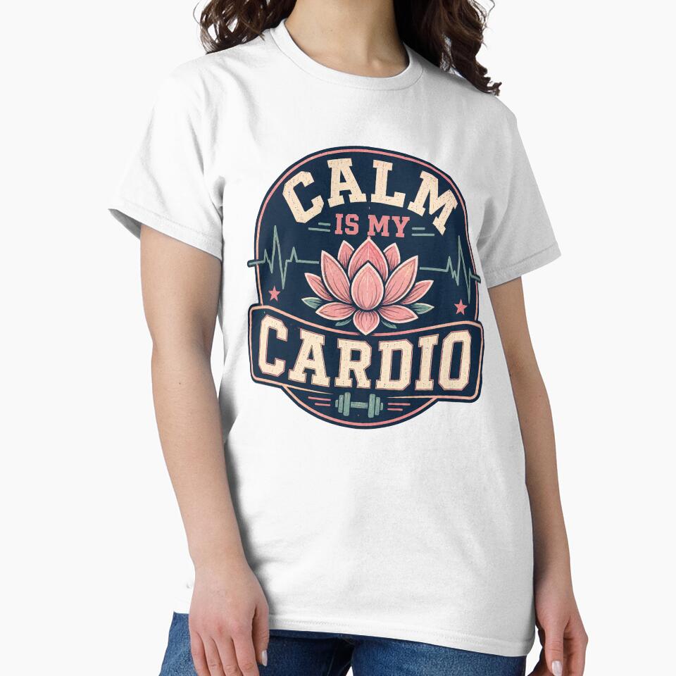 Calm Is My Cardio – Vintage Wellness Athlete Badge by warlistop