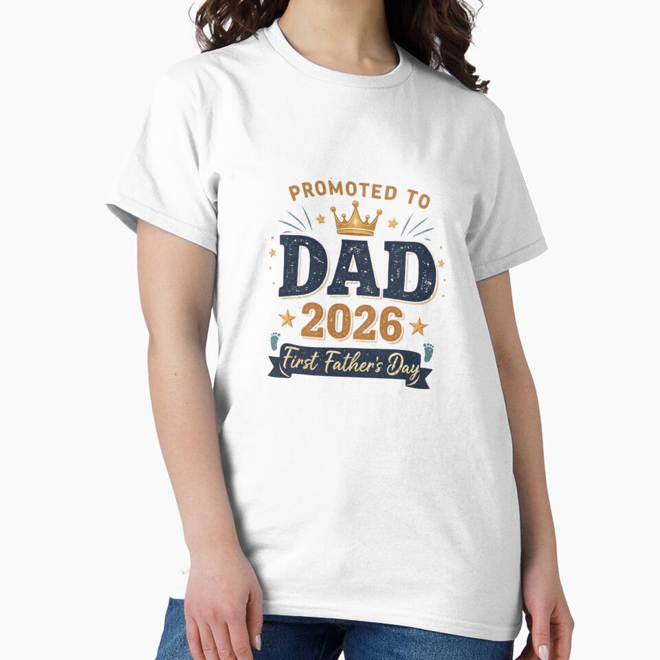 Promoted to Dad 2026 First Father’s Day Gift by vampbabe54