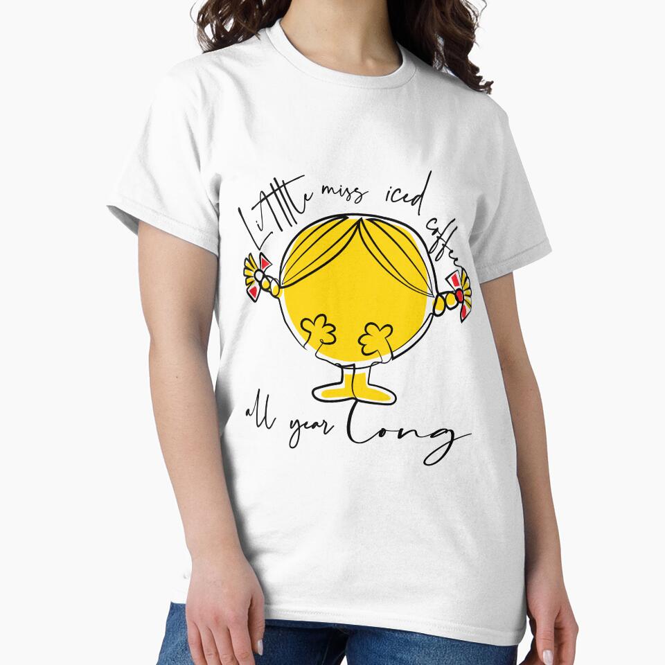 Continuous line art Little miss iced coffee all year long by scribblelife