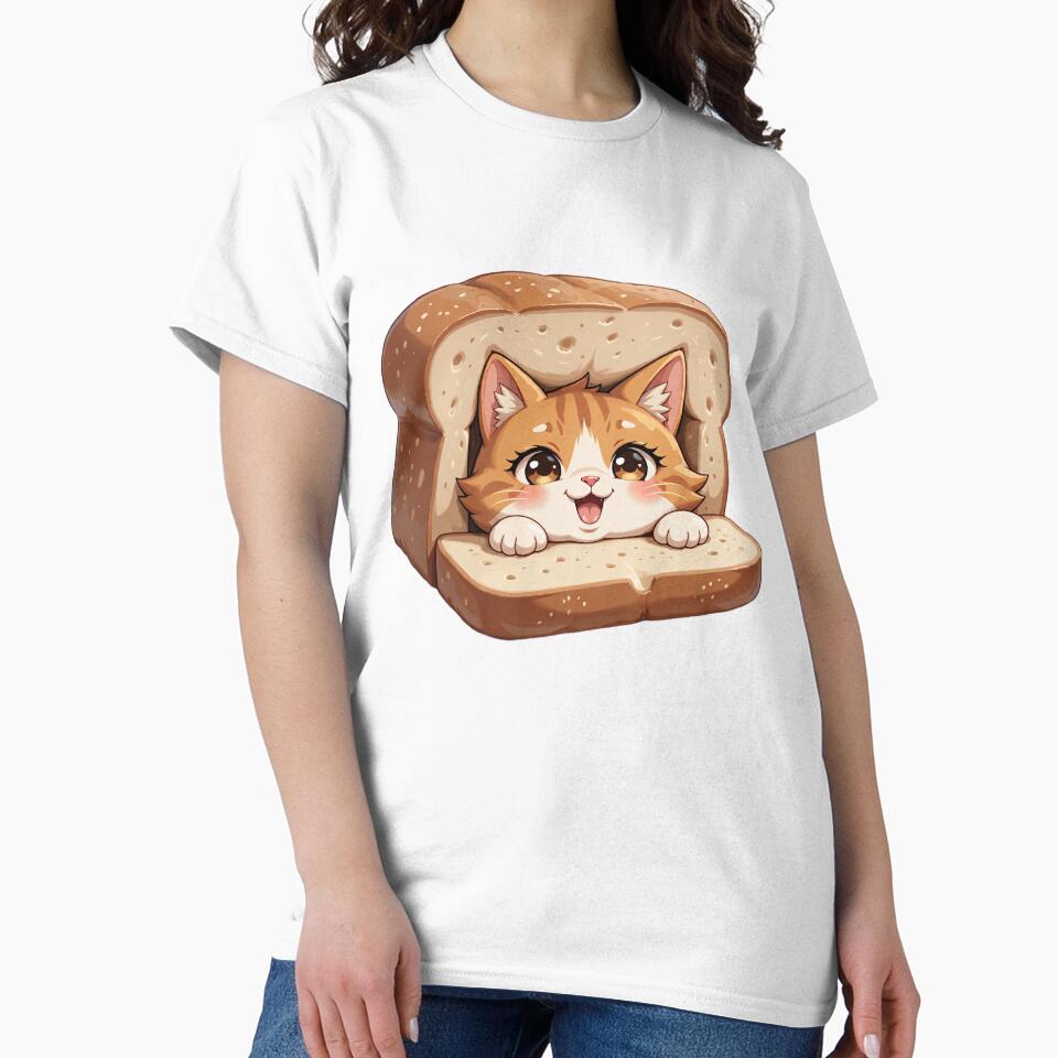Adorable Cat in Loaf of Bread by Woo's Crazy Shop