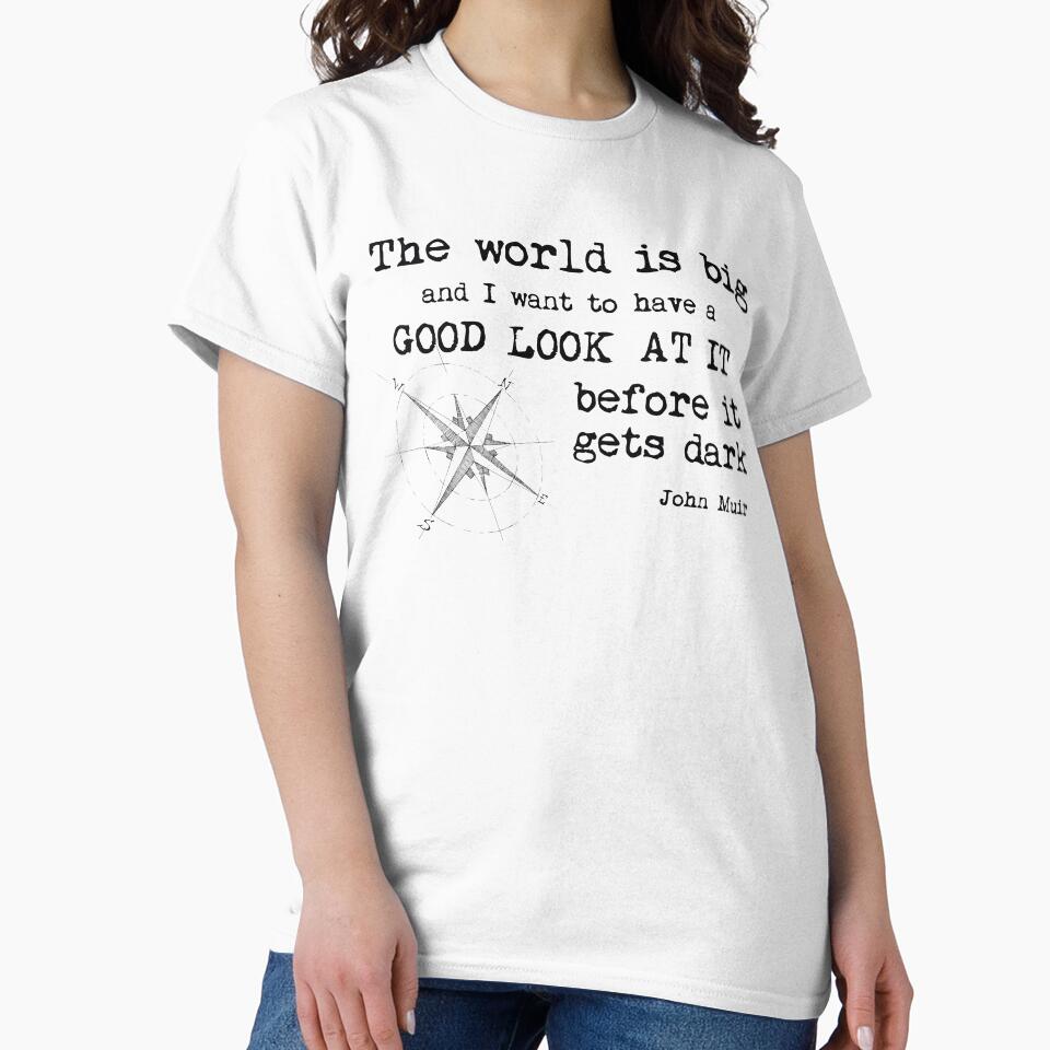 The World is Big - and I want to have a good look at it before it gets dark - Travel Quote by NewNomads