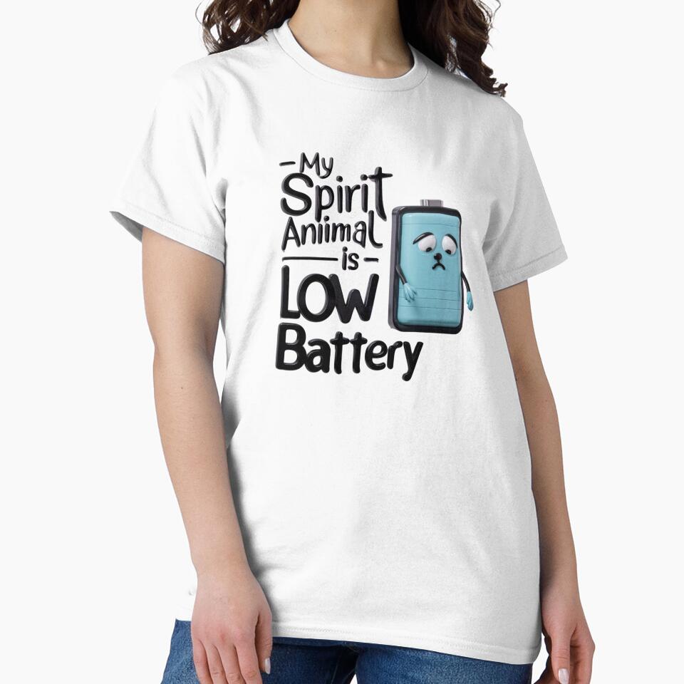 My Spirit Animal is LOW Battery by deluxedigital1