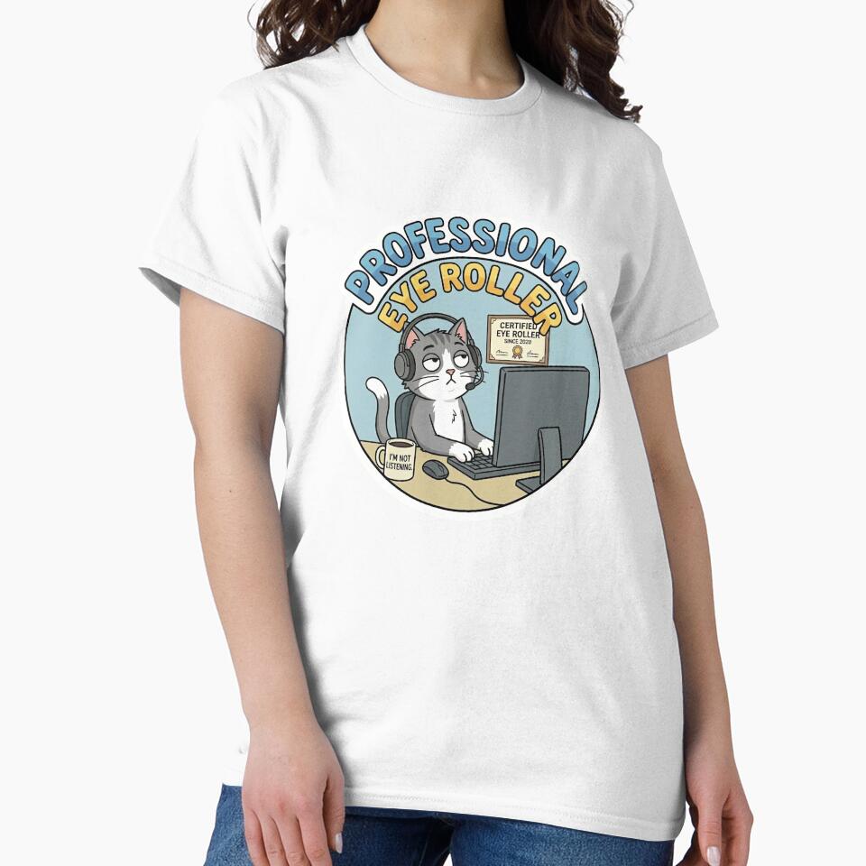Nope Mug Office Cat - Funny Sarcastic World's Okayest Cat by Rengwear