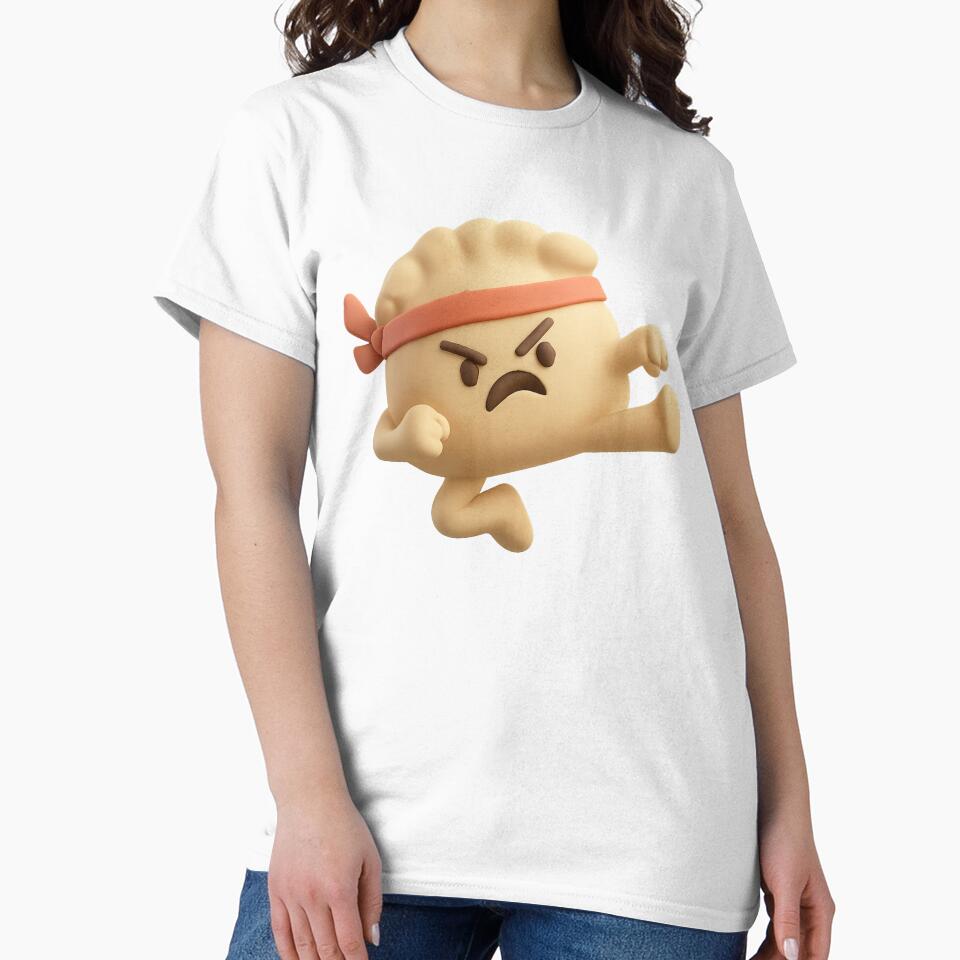 Cute Kung Fu Gyoza | Kawaii Karate Dumpling Food Character by Moons Studio