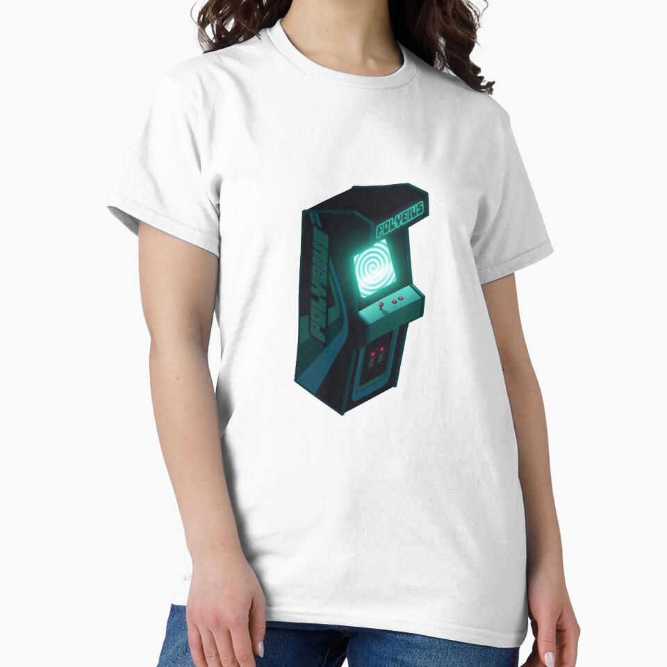 Polybius Arcade Game Machine Cabinet Isometric Dark Aqua by VoodooCircus