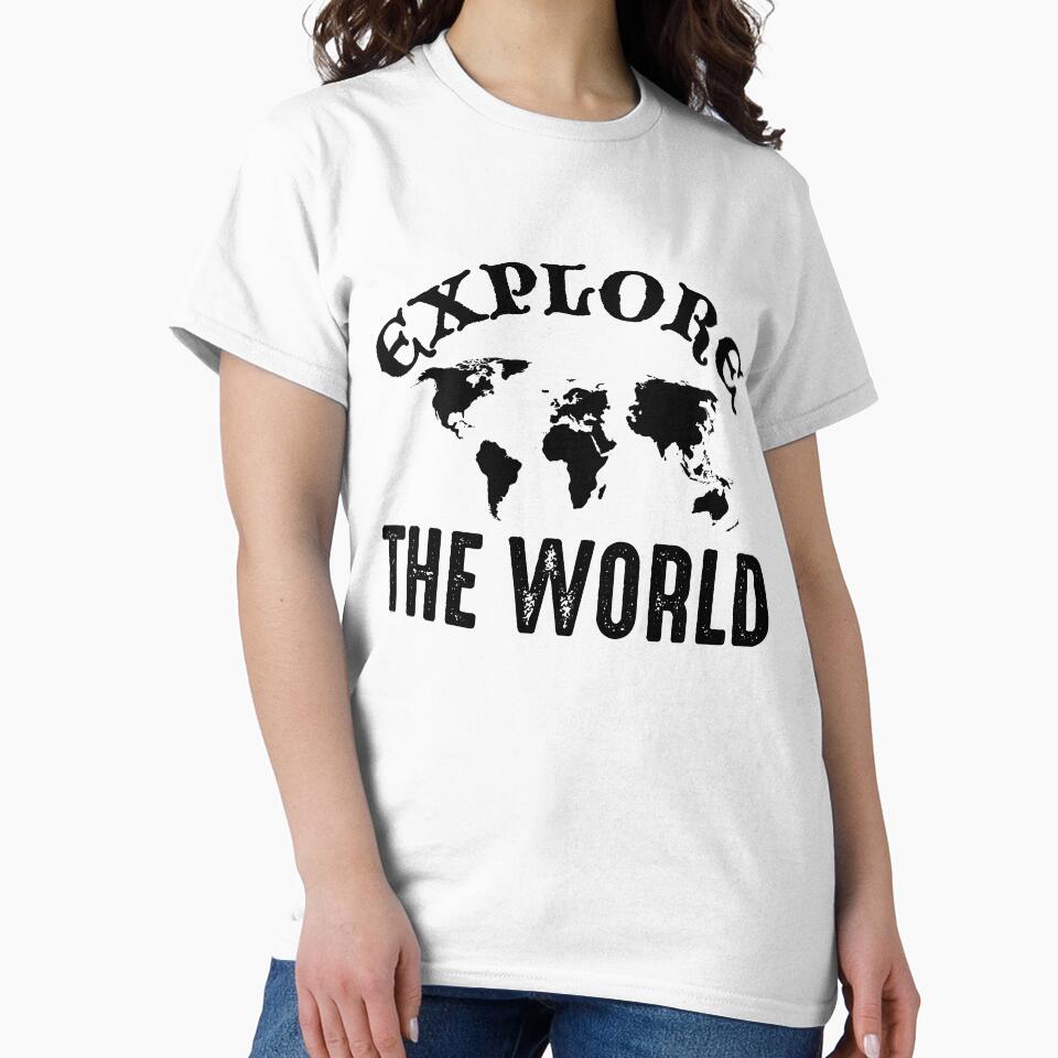 Explore the World Map by LaneyRyDesigns