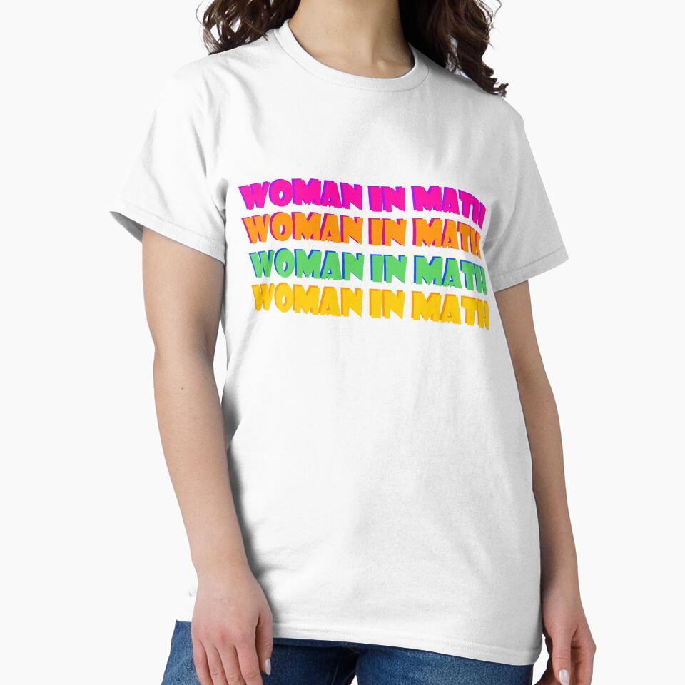 Woman in math word art by artbiome