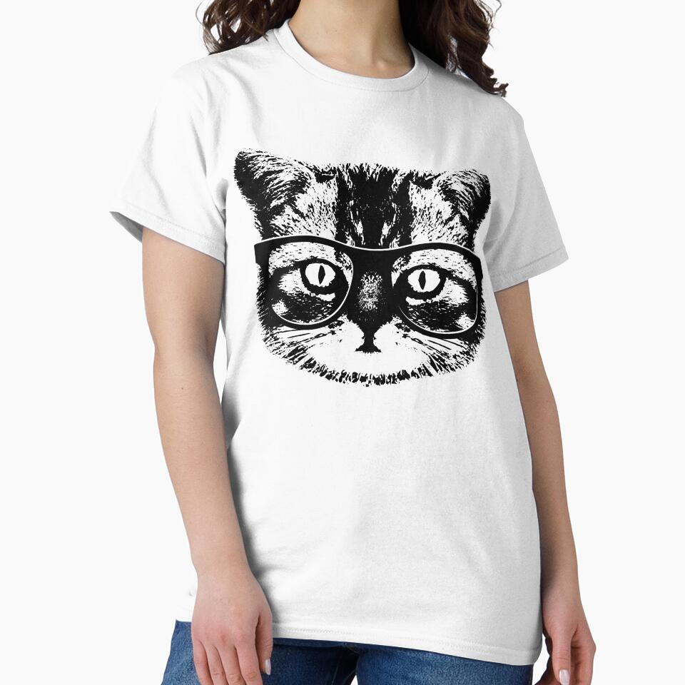 Nerdy Smart Hipster Cat With Glasses Wants To Read A Book With You by blueveins