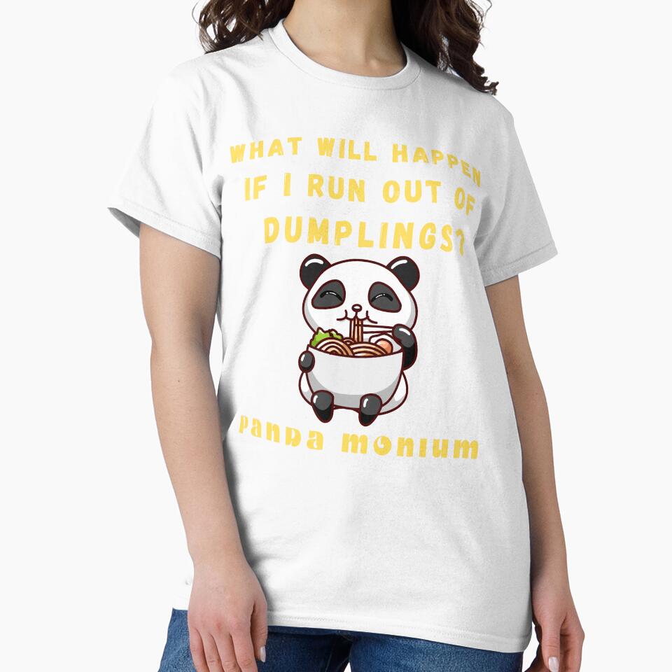 What Will Happen If I Run Out Of Dumplings? Cute Panda by artfartzzz