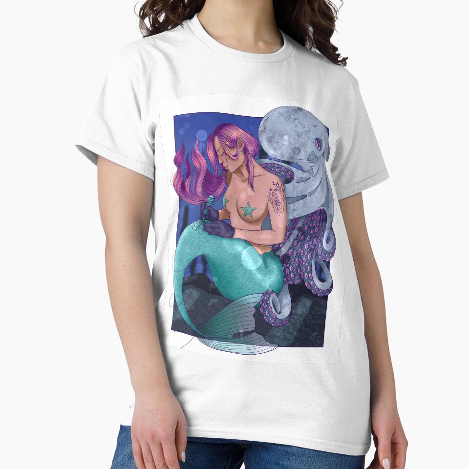 Mermaid Tattoo Artist by GalaxyPingu