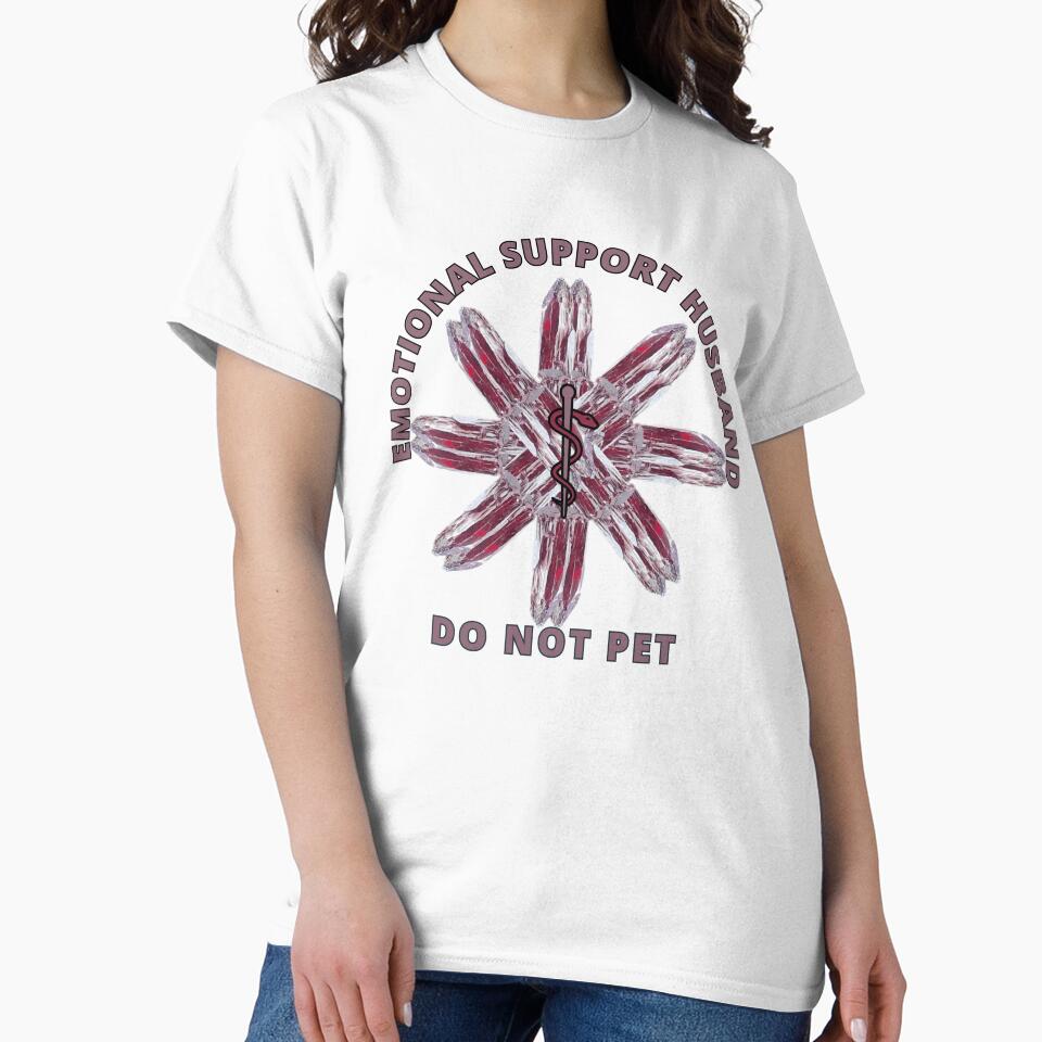 Emotional Support Husband Do Not Pet Proustite Powered Design by ArtDesignTp