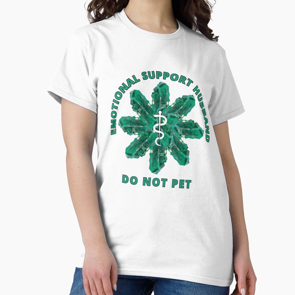 Emotional Support Husband Do Not Pet Dioptase Powered Design by ArtDesignTp