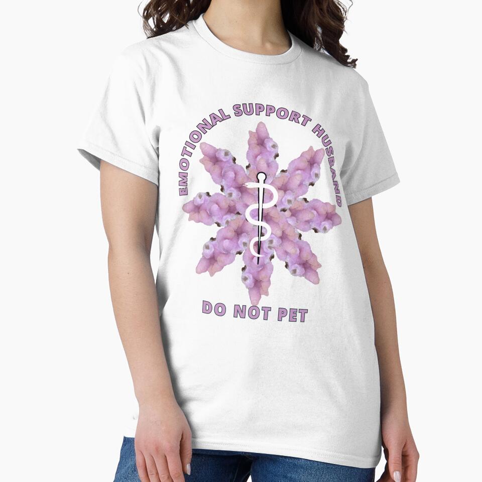 Emotional Support Husband Do Not Pet Cobalt Powered Design by ArtDesignTp