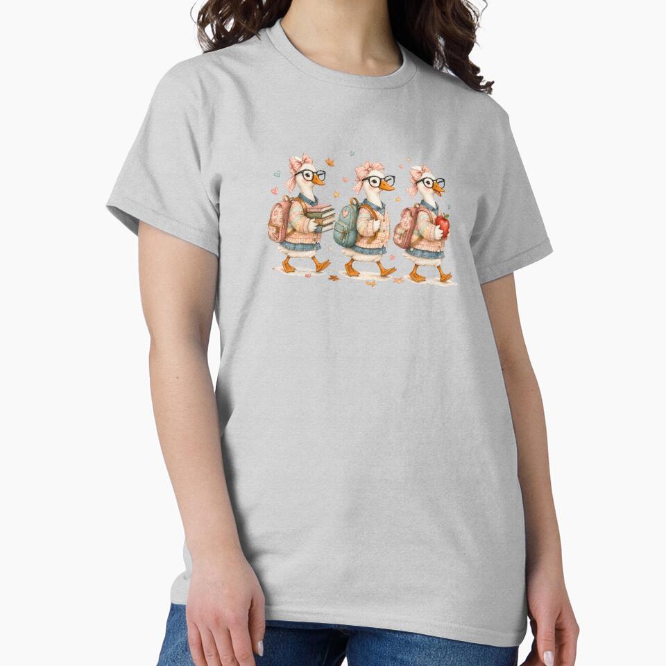 Cottagecore Teacher Geese Back To School Cute Goose by Cute & Sassy Custom Gifting Boutiques