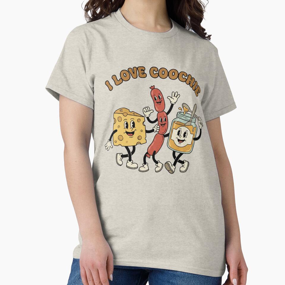 I Love Charcuterie Funny Misspelling - Retro 30s Food Cartoon by AdyKurniawan