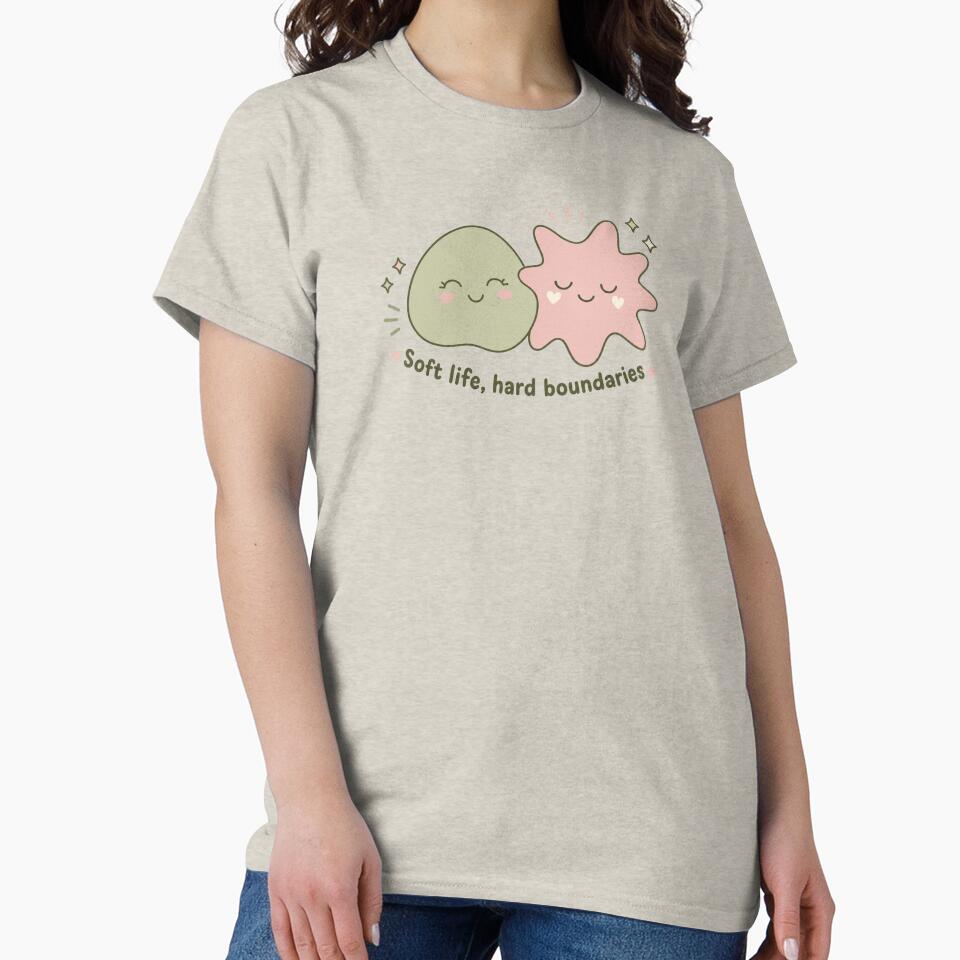 Soft life, hard boundaries Graphic Design – Wellness / Life Humor by GallaresDesign