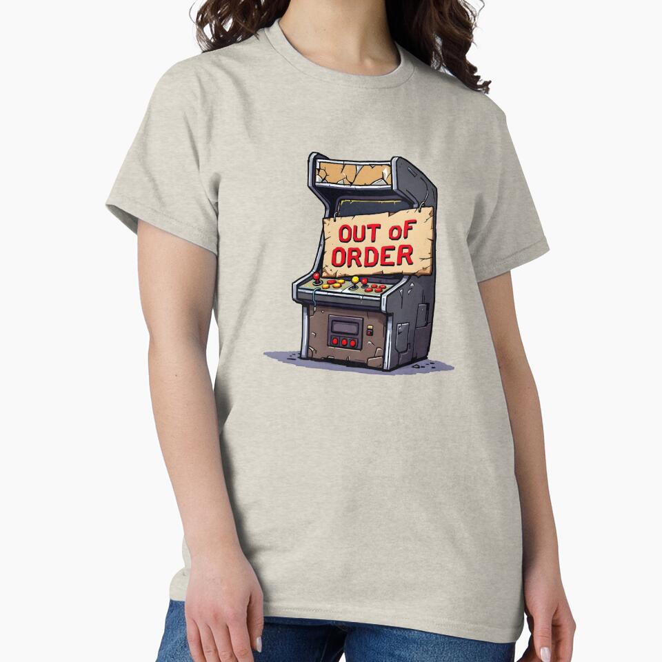Out Of Order: Broken Retro Arcade Machine by Jollys-ArtShop