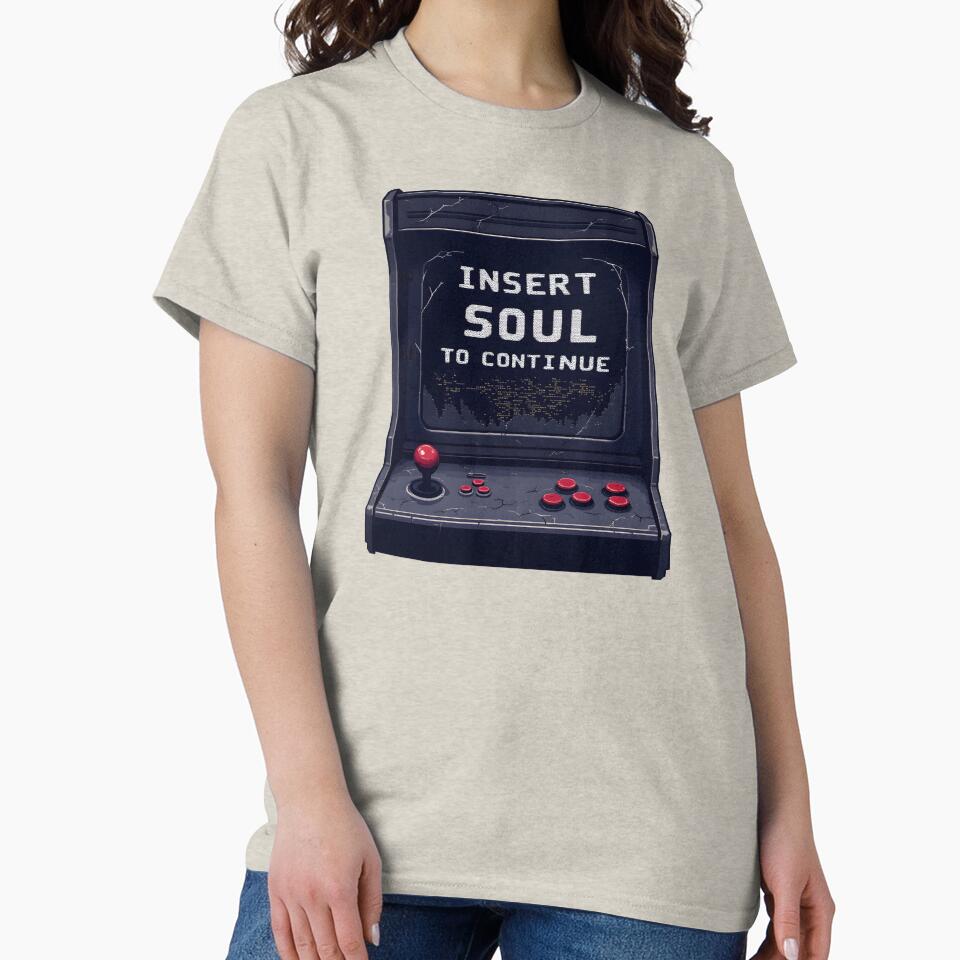 Insert Soul To Continue: Spooky Arcade Machine by Jollys-ArtShop