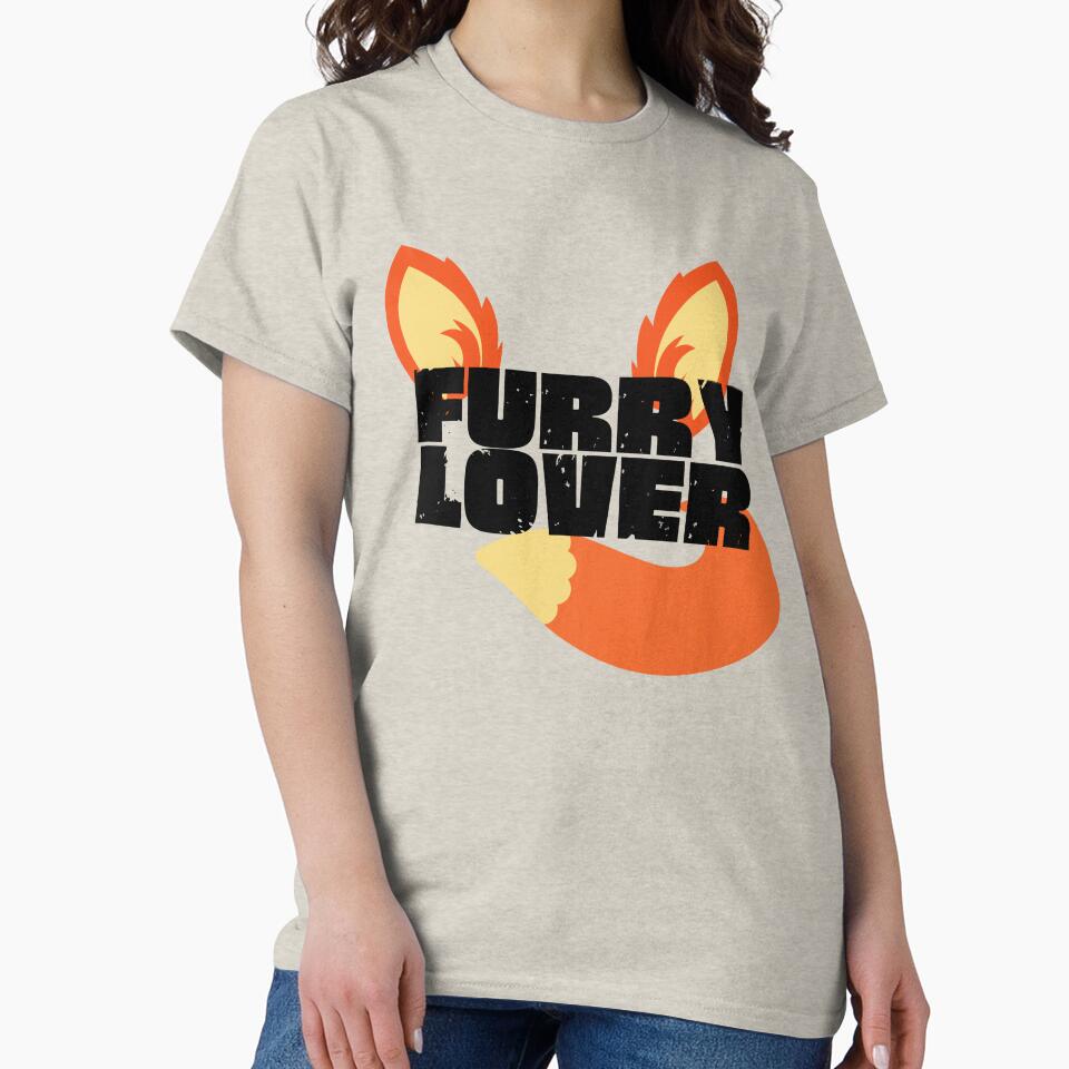 Furry Ally Shirt, Furry Lover T-Shirt, Furry Convention Tee, Furry Role Play Shirt, I Love Furries, Furry Fandom TShir by CloverAnnie