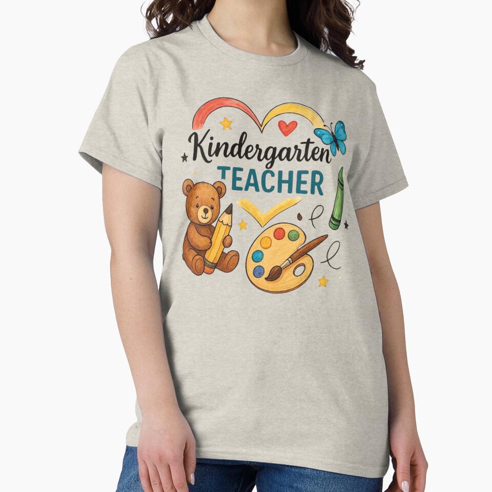 Kindergarten Teacher Cute Educational Design by BriSher