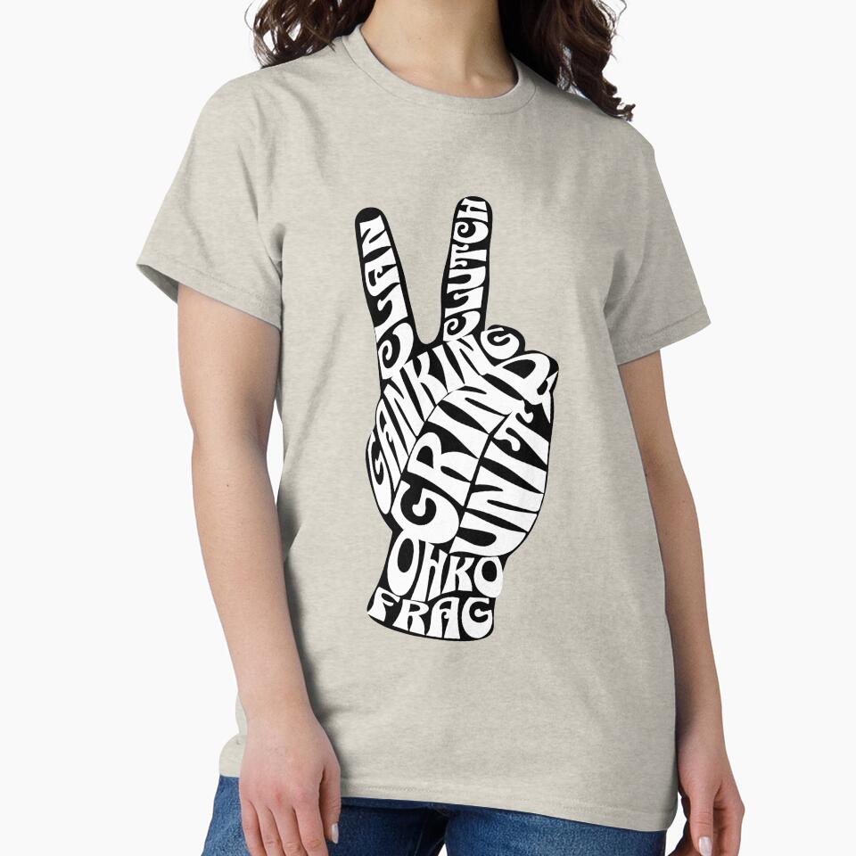 "Gamer Guy Peace Sign" T-Shirt by PanwarTees