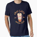 Chai Latte Social Club T-Shirt | Aesthetic Coffee Lover Embroidery Design by FestivityFinds