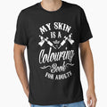 My skin is a colouring book for adults by nektarinchen