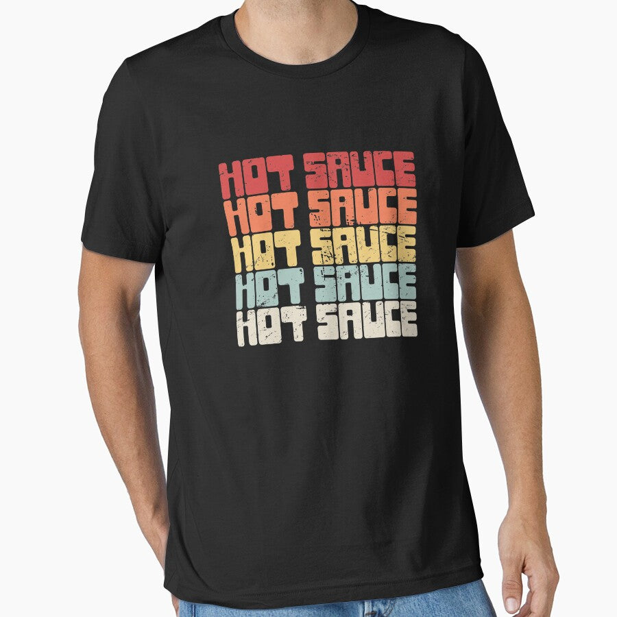 Hot Sauce / Chili Pepper Sauce - Retro by EMDdesign